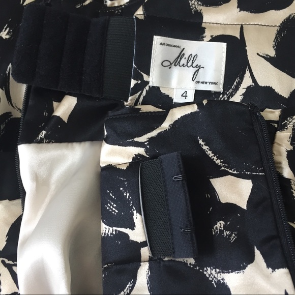 Milly Women’s 100% Silk Dress Size 4 - Picture 8 of 12